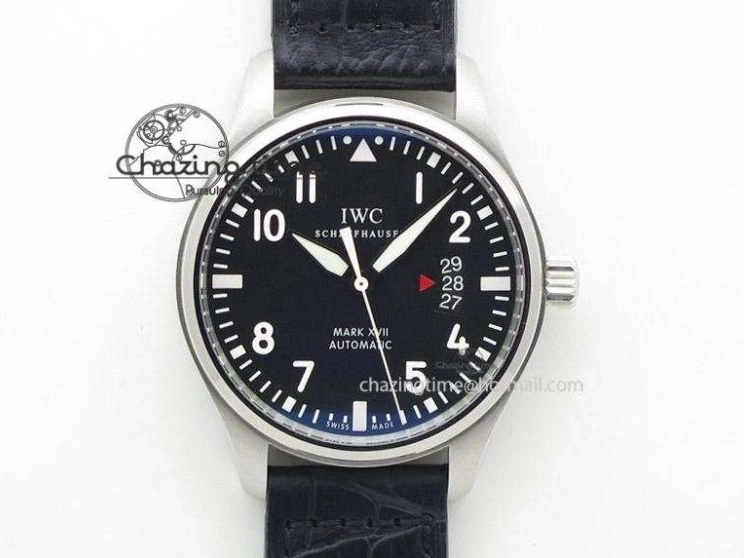 MIROTIME 0327 Aquatimer Chrono IW376702 SS BLS 1:1 Best Edition Black Dial on Black Rubber Strap A WellDesigned 7105